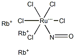 Rubidium pentachloronitrosylruthenate(III) 구조식 이미지