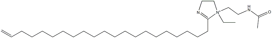 1-[2-(Acetylamino)ethyl]-1-ethyl-2-(20-henicosenyl)-2-imidazoline-1-ium 구조식 이미지