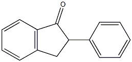 2-Phenyl-2,3-dihydro-1H-indene-1-one 구조식 이미지