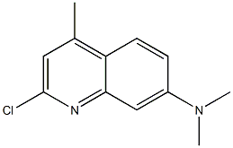 2-Chloro-N,N,4-trimethylquinolin-7-amine 구조식 이미지