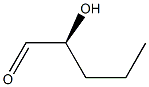 [S,(-)]-2-Hydroxyvaleraldehyde 구조식 이미지