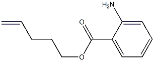 Anthanilic acid 4-pentenyl ester 구조식 이미지