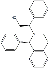 (1S)-1,2,3,4-Tetrahydro-2-[(R)-1-phenyl-2-hydroxyethyl]-1-phenylisoquinoline Structure