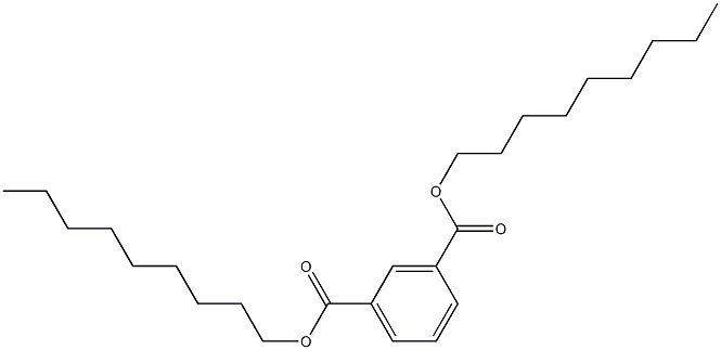 1,3-Benzenedicarboxylic acid dinonyl ester Structure