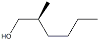 [S,(-)]-2-Methyl-1-hexanol 구조식 이미지