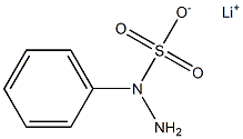 1-Phenylhydrazine-1-sulfonic acid lithium salt 구조식 이미지