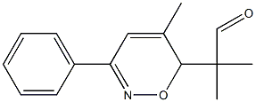 2-[5-Methyl-3-phenyl-6H-1,2-oxazin-6-yl]-2-methylpropanal 구조식 이미지