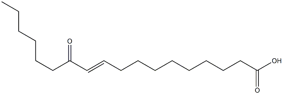 (E)-12-Oxo-10-octadecenoic acid Structure