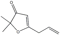 2,2-Dimethyl-5-(2-propenyl)furan-3(2H)-one Structure