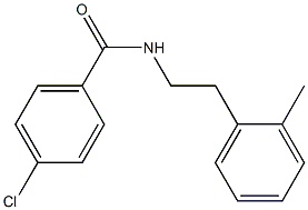 4-Chloro-N-(2-methylphenethyl)benzamide 구조식 이미지