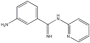 3-Amino-N-(2-pyridyl)benzamidine Structure