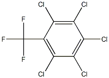 1-(Trifluoromethyl)pentachlorobenzene Structure