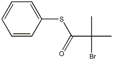 2-Bromo-2-methylpropanethioic acid S-phenyl ester Structure