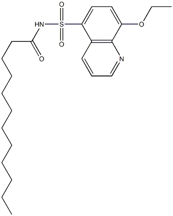 N-[(8-Ethoxyquinolin-5-yl)sulfonyl]dodecanamide 구조식 이미지