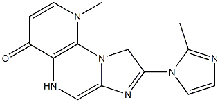 1-Methyl-8-(2-methyl-1H-imidazol-1-yl)imidazo[1,2-a]pyrido[3,2-e]pyrazin-4(5H)-one Structure