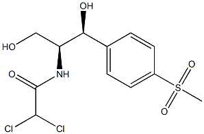 N-[(1S,2S)-1-(Hydroxymethyl)-2-hydroxy-2-[4-(methylsulfonyl)phenyl]ethyl]dichloroacetamide Structure