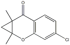 7-Chloro-2,3-dimethyl-2,3-methanochroman-4-one 구조식 이미지