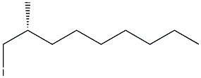 [R,(-)]-1-Iodo-2-methylnonane Structure