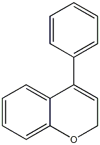 4-Phenyl-2H-1-benzopyran 구조식 이미지