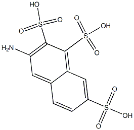 3-Amino-1,2,7-naphthalenetrisulfonic acid Structure