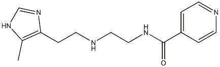 N-[2-[2-(5-Methyl-1H-imidazol-4-yl)ethylamino]ethyl]pyridine-4-carboxamide Structure