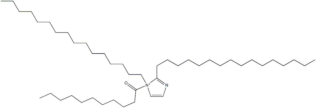 1,2-Dihexadecyl-1-undecanoyl-1H-imidazol-1-ium Structure