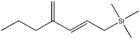 [(2E)-4-Propyl-2,4-pentadienyl]trimethylsilane 구조식 이미지