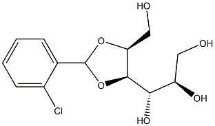 4-O,5-O-(2-Chlorobenzylidene)-L-glucitol Structure