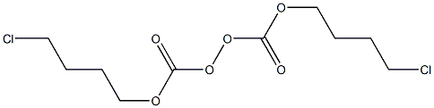 Peroxydicarbonic acid bis(4-chlorobutyl) ester Structure