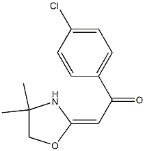 4,4-Dimethyl-2-[(4-chlorobenzoyl)methylene]oxazolidine Structure