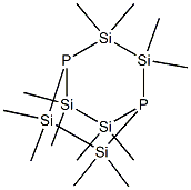 1,4-(Tetramethyldisilane-1,2-diyl)-2,2,3,3,5,5,6,6-octamethyl-1,4-diphospha-2,3,5,6-tetrasilacyclohexane Structure