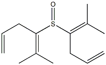 Allyl(2-methyl-1-propenyl) sulfoxide 구조식 이미지
