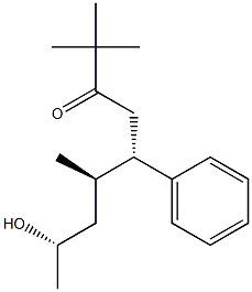 (5S)-5-[(2R,4S)-4-Hydroxypentan-2-yl]-2,2-dimethyl-5-phenylpentan-3-one Structure