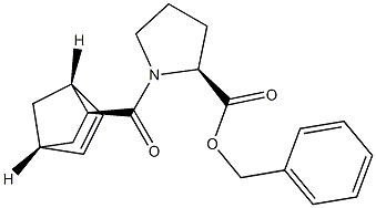 N-[[(1R,2S,4R)-Bicyclo[2.2.1]hept-5-en-2-yl]carbonyl]-L-proline benzyl ester Structure