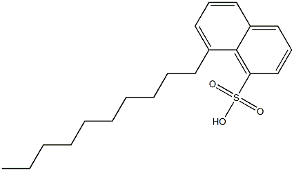 8-Decyl-1-naphthalenesulfonic acid Structure