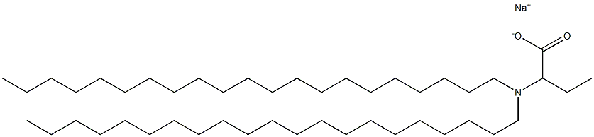 2-(Dihenicosylamino)butyric acid sodium salt 구조식 이미지