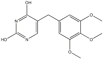 5-(3,4,5-Trimethoxybenzyl)pyrimidine-2,4-diol Structure