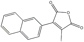 3-Methyl-4-(2-naphthalenyl)furan-2,5-dione Structure