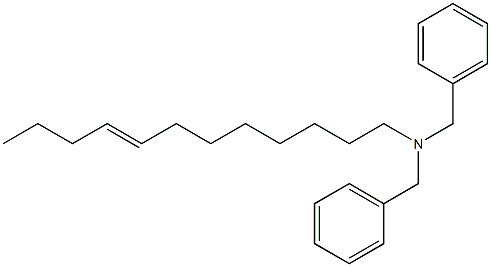 (8-Dodecenyl)dibenzylamine Structure