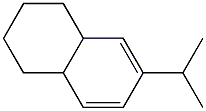 1,2,3,4,4a,8a-Hexahydro-6-isopropylnaphthalene 구조식 이미지