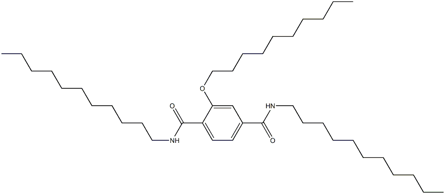 2-(Decyloxy)-N,N'-diundecylterephthalamide Structure