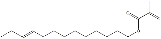 Methacrylic acid (10-tridecenyl) ester 구조식 이미지