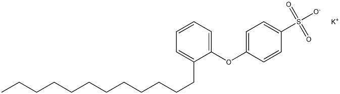 4-(2-Dodecylphenoxy)benzenesulfonic acid potassium salt 구조식 이미지