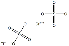 Thallium(I) chromium(III) sulfate 구조식 이미지