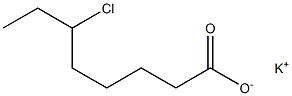 6-Chlorocaprylic acid potassium salt Structure