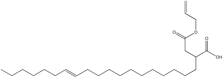 2-(12-Nonadecenyl)succinic acid 1-hydrogen 4-allyl ester 구조식 이미지