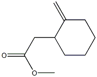 2-(2-Methylenecyclohexyl)acetic acid methyl ester Structure