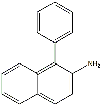1-Phenylnaphthalen-2-amine 구조식 이미지