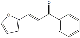 (E)-1-Phenyl-3-(2-furyl)-2-propene-1-one 구조식 이미지