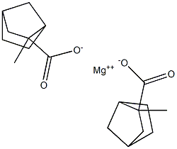 Bis[2-methylbicyclo[2.2.1]heptane-2-carboxylic acid]magnesium salt 구조식 이미지